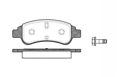 Колодки тормозные дисковые передние, PEUGEOT/CITROEN, 01- WOKING P9403.30