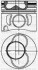 YENMAK Поршень с кольцами і пальцем (размер отв. 79.51 / STD) VW SKODA 1,9TDI 1-й / 2-й цил (BJB,AVQ,ATD,AXR,AVB) 31-04319-000
