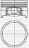 Поршень с кольцами і пальцем (размер отв. 72,00/STD) CITROEN Berlingo 1,1 96- (4ц.) (TU 1 JP) YENMAK 31-04927-000 (фото 1)